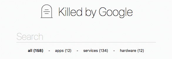 Killed by Google